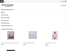 Tablet Screenshot of infantmassagewarehouse.com